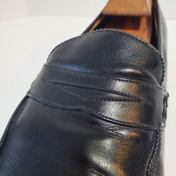 Salvatore Ferragamo Black Leather Loafers - Picture 3 of 11